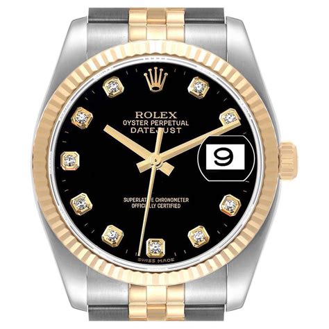 rolex 11663 with diamond hour markers|116233 Rolex datejust.